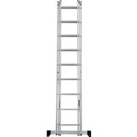 Лестница-стремянка Новая высота NV 123 алюминиевая трёхсекционная 3x9 ступеней - Изображение №11 — Chaika Market