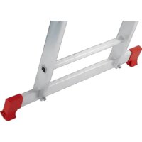 Лестница-стремянка Новая высота NV 123 алюминиевая трёхсекционная 3x9 ступеней - Изображение №4 — Chaika Market