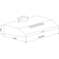 Кухонная вытяжка MAUNFELD MP-1 60 (нержавеющая сталь) - Изображение №2 — Chaika Market