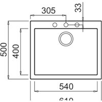 Кухонная мойка Elleci Quadra 110 Light Grey K97 - Изображение №2 — Chaika Market