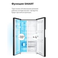 Холодильник side by side MAUNFELD MFF177NFW - Изображение №21 — Chaika Market