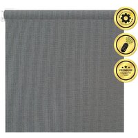 Рулонная электроштора НеоФьюжен Оливия 230х250 правая (маренго, белая фурнитура) — Chaika Market