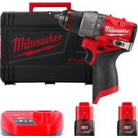 Ударная дрель-шуруповерт Milwaukee M12 FUEL M12FPD2-202X 4933479868 (с 2-мя АКБ 2 Ач, кейс) — Chaika Market