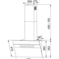 Кухонная вытяжка Franke Sterling BK 60 330.0702.955 - Изображение №4 — Chaika Market