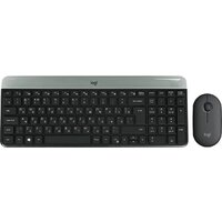 Офисный набор Logitech MK470 Slim Wireless Combo 920-009204 (графитовый) - Изображение №1 — Chaika Market