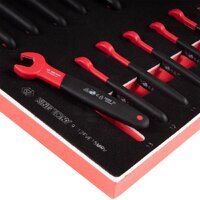 Набор ключей King Tony 9-12FVE15MRV (15 предметов) - Изображение №2 — Chaika Market