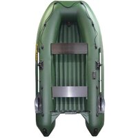 Моторно-гребная лодка Муссон 3200 НДНД (олива) — Chaika Market