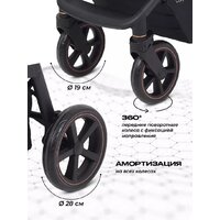 Коляска прогулочная «книга» MOWbaby Trail 2025 MB090 (бежевый) - Изображение №15 — Chaika Market