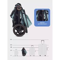 Коляска прогулочная «книга» MOWbaby Trail 2025 MB090 (бежевый) - Изображение №16 — Chaika Market