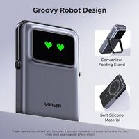 Внешний аккумулятор Ugreen PB764 10000mAh (серый) - Изображение №2 — Chaika Market