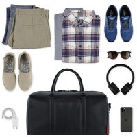 Дорожная сумка Bugatti Clark 49235601 (черный) - Изображение №6 — Chaika Market