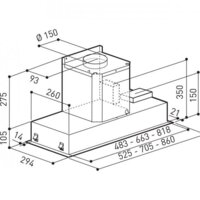 Кухонная вытяжка Freggia CHCTS7X - Изображение №3 — Chaika Market