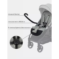 Коляска прогулочная «книга» Rant MOWbaby Smart 2023 MB101 (green) - Изображение №19 — Chaika Market
