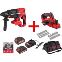  Wortex CRH 1824-2 CRH182420029A2 (перфоратор, рубанок, 2 АКБ, сумка) — Chaika Market