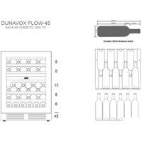 Винный шкаф Dunavox DAUF-45.125DSS.TO - Изображение №3 — Chaika Market