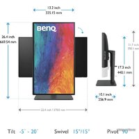Монитор BenQ DesignVue PD2506Q - Изображение №12 — Chaika Market