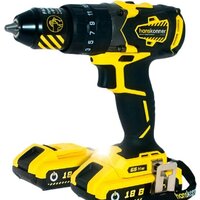 Ударная дрель-шуруповерт Hanskonner HCD1865BLI (с 2-мя АКБ) — Chaika Market