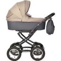 Коляска-люлька Indigo Blues Classic (Bl 04, бежевый) - Изображение №3 — Chaika Market