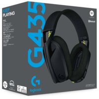 Наушники Logitech G435 Lightspeed (черный/неоновый желтый) - Изображение №5 — Chaika Market
