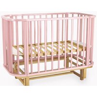 Классическая детская кроватка Rant Sandy 767 (cloud pink) — Chaika Market