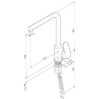 Кухонная мойка Berge BR-5750 + смеситель AM.PM Like Like F8005022 (черный) - Изображение №22 — Chaika Market