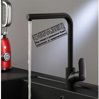 Кухонная мойка Berge BR-5750 + смеситель AM.PM Like Like F8005022 (черный) - Изображение №4 — Chaika Market