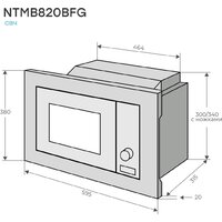 Микроволновая печь Konigin NTMB820BFG - Изображение №4 — Chaika Market