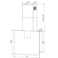 Кухонная вытяжка Weissgauff Mira 900 Bl Sensor - Изображение №8 — Chaika Market