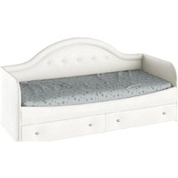 Кровать-тахта Трия Адель с мягкой спинкой тип 1 (крем) - Изображение №3 — Chaika Market