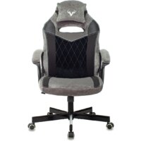 Игровое (геймерское) кресло Zombie Viking 6 Knight Fabric (серый/черный) - Изображение №2 — Chaika Market
