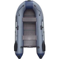 Моторно-гребная лодка Муссон 2900 СК Light (серый/синий) — Chaika Market