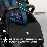 Универсальная коляска Sweet Baby Stella 2в1 (черный) - Изображение №8 — Chaika Market