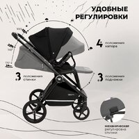 Универсальная коляска Sweet Baby Stella 2в1 (черный) - Изображение №7 — Chaika Market