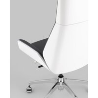 Офисное кресло TopChairs Crown SN A312 8386-16 White Back (серый/голубой) - Изображение №6 — Chaika Market