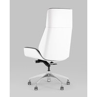 Офисное кресло TopChairs Crown SN A312 8386-16 White Back (серый/голубой) - Изображение №4 — Chaika Market