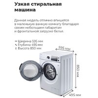 Стиральная машина MAUNFELD MFWM147WH - Изображение №21 — Chaika Market