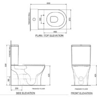 Унитаз напольный Roxen Urban Tornado Bidet 600190-01X - Изображение №12 — Chaika Market