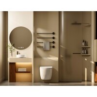 Унитаз подвесной Abber Bequem AC1100T-AC0105-AC0121MMG (с кнопкой смыва) - Изображение №4 — Chaika Market