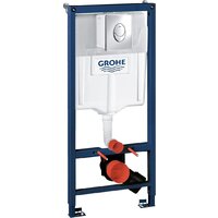 Унитаз подвесной Saniteco KW-9003W Rimles + GROHE Rapid SL 38721001 - Изображение №2 — Chaika Market
