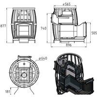 Банная печь Везувий Легенда Русский Пар Ковка 18 (270) - Изображение №4 — Chaika Market