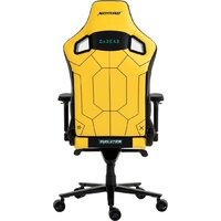 Игровое (геймерское) кресло Evolution Nomad PRO Cyberpunk Core (черный/желтый) - Изображение №6 — Chaika Market