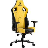 Игровое (геймерское) кресло Evolution Nomad PRO Cyberpunk Core (черный/желтый) - Изображение №8 — Chaika Market