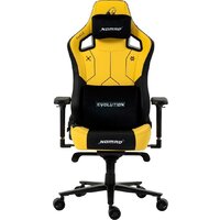 Игровое (геймерское) кресло Evolution Nomad PRO Cyberpunk Core (черный/желтый) - Изображение №2 — Chaika Market