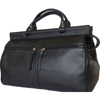 Саквояж Carlo Gattini Classico Veano 4004-01 (черный) - Изображение №2 — Chaika Market