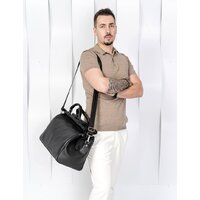 Саквояж Carlo Gattini Classico Veano 4004-01 (черный) - Изображение №9 — Chaika Market