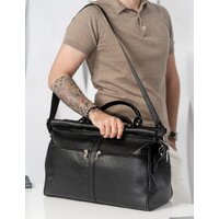 Саквояж Carlo Gattini Classico Veano 4004-01 (черный) - Изображение №8 — Chaika Market