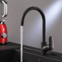 Кухонная мойка Berge BR-5750 + Like F8007122 (черный) - Изображение №6 — Chaika Market