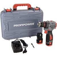 Дрель-шуруповерт Profipower BL-161 (с 2-мя АКБ, кейс) — Chaika Market