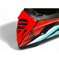 Мотошлем AIM RH855 Fiber Glass Vexo RH855V-BRB-XS (XS, красный/синий) - Изображение №7 — Chaika Market