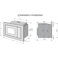 Микроволновая печь Konigin GTMB925WG - Изображение №4 — Chaika Market